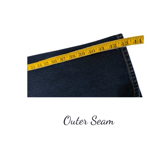 Elizabeth by Liz Claiborne Jeans Women's - Size 18 Dark Wash - Picture 6 of 9